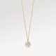Color Blossom Pendant, Yellow Gold, White Gold And Pavé Diamond