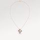 Vivienne Rainbow Pendant, 3 Golds, Diamonds & Colored Gemstones