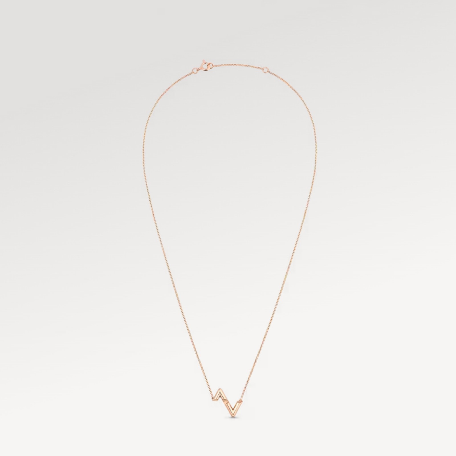 LV Volt Upside Down Pendant, Pink Gold