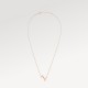 LV Volt Upside Down Pendant, Pink Gold