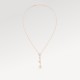 IDYLLE BLOSSOM Y PENDANT, 3 GOLDS AND DIAMONDS