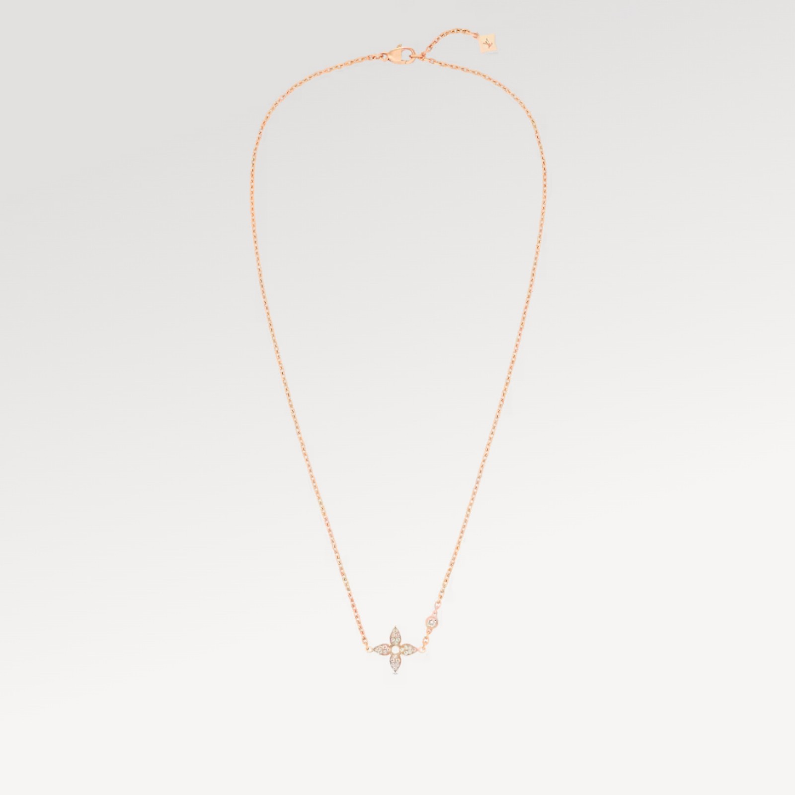 Idylle Blossom Pendant, Pink Gold And Diamonds