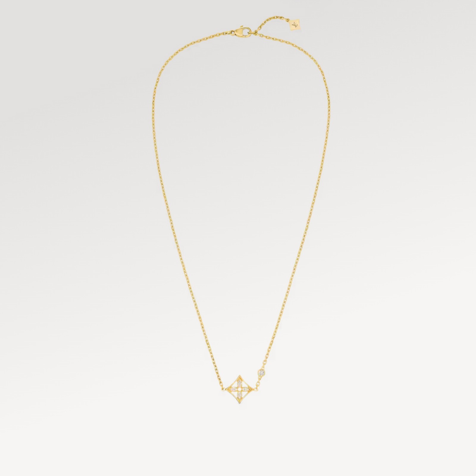 Idylle Blossom Pendant, Yellow Gold And Diamonds