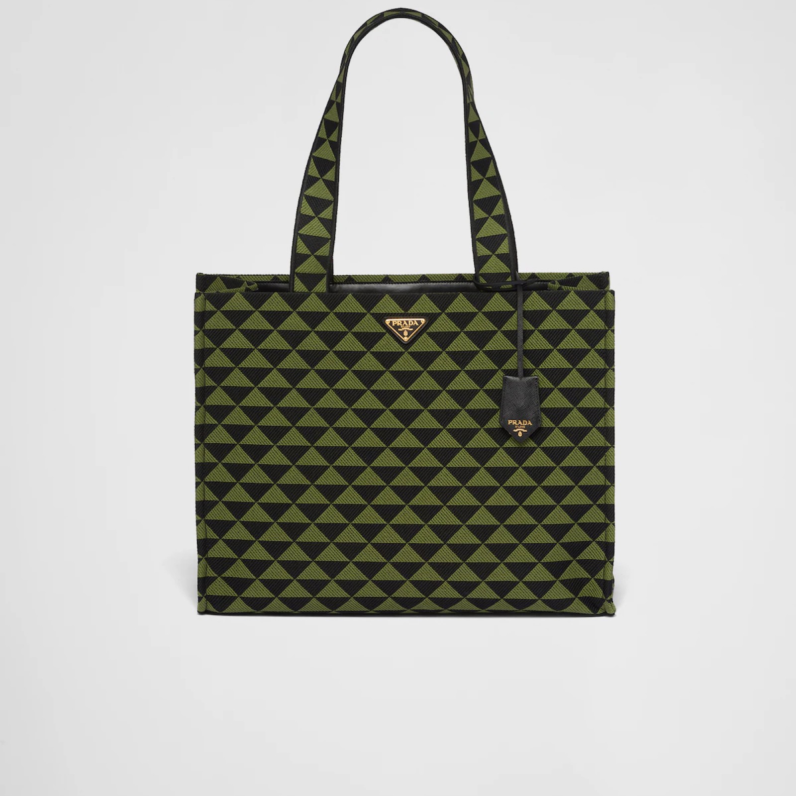 Prada Symbole bag in embroidered fabric