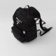 Re-Nylon padded backpack with hood