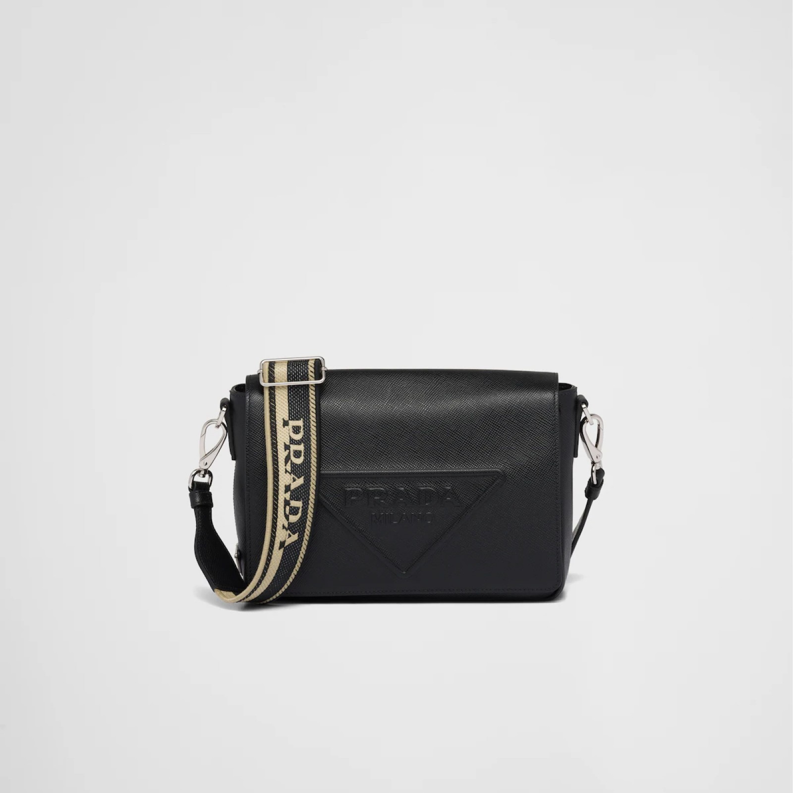 Saffiano leather shoulder bag