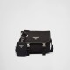 Re-Nylon and Saffiano leather shoulder bag