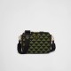 Prada Symbole embroidered fabric bag