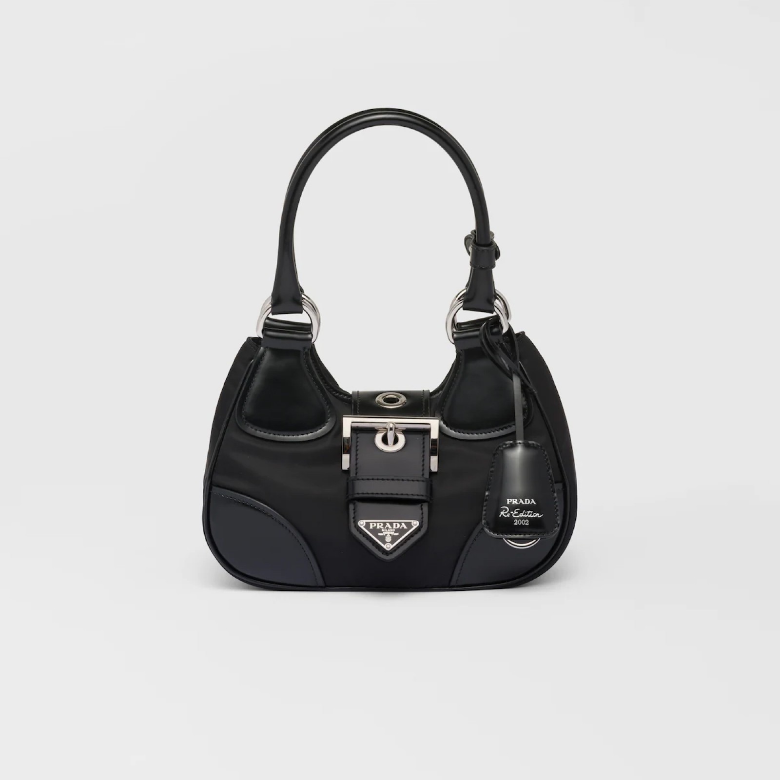 Prada Moon Re-Nylon and leather bag