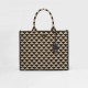 Large Prada Symbole embroidered fabric handbag