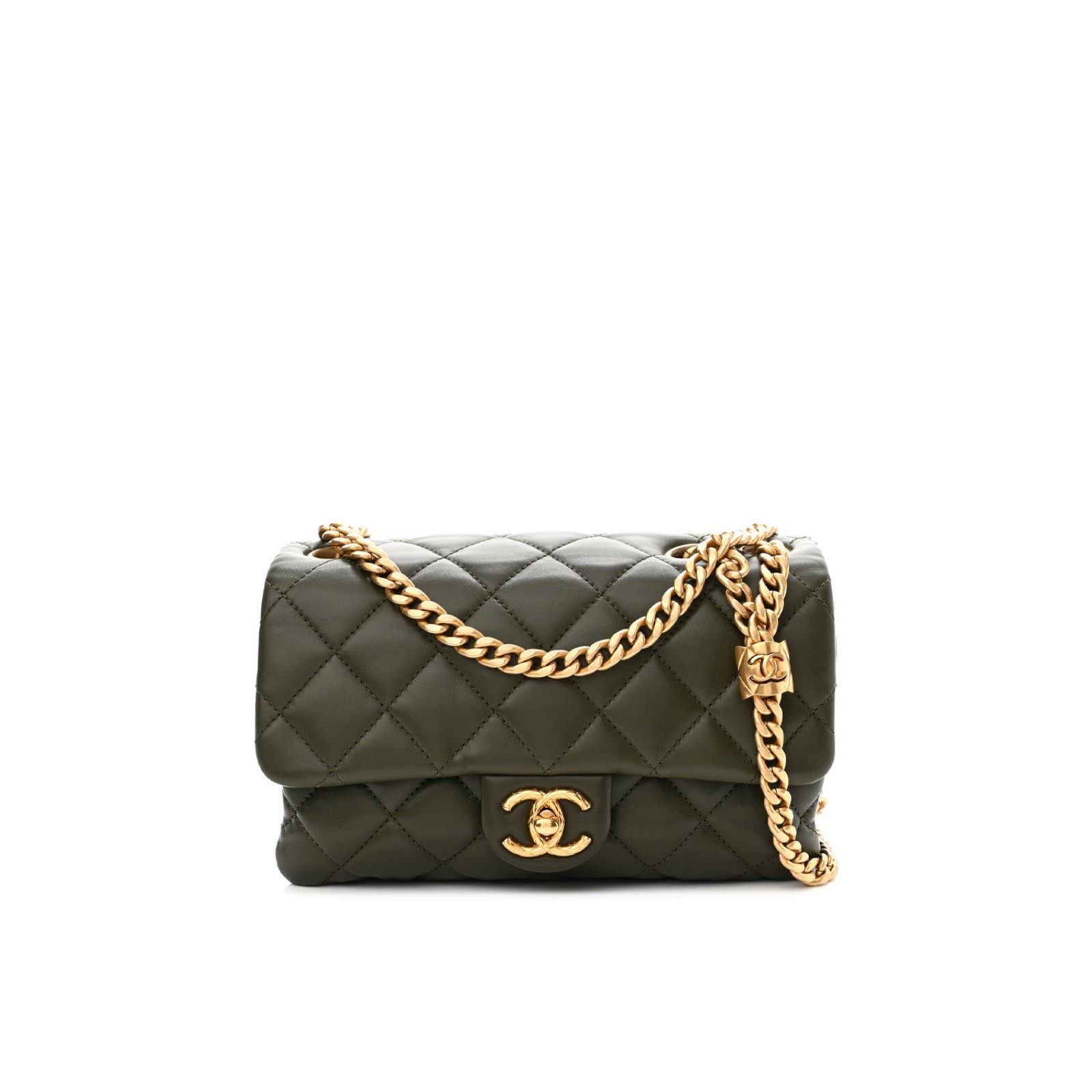 CHANEL SMALL PILLOW CRUSH FLAP BAG