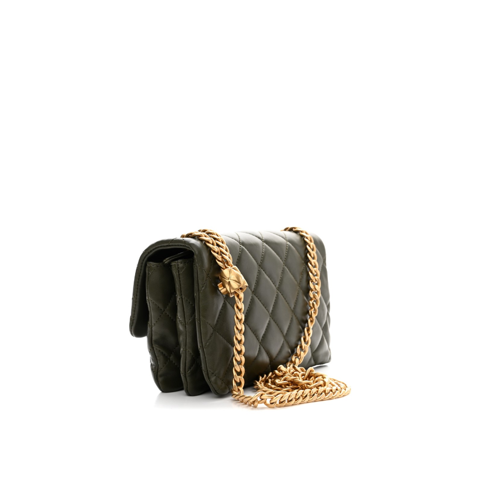 CHANEL SMALL PILLOW CRUSH FLAP BAG