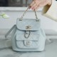 CHANEL SMALL DUMA POCKETS DRAWSTRING BACKPACK BAG