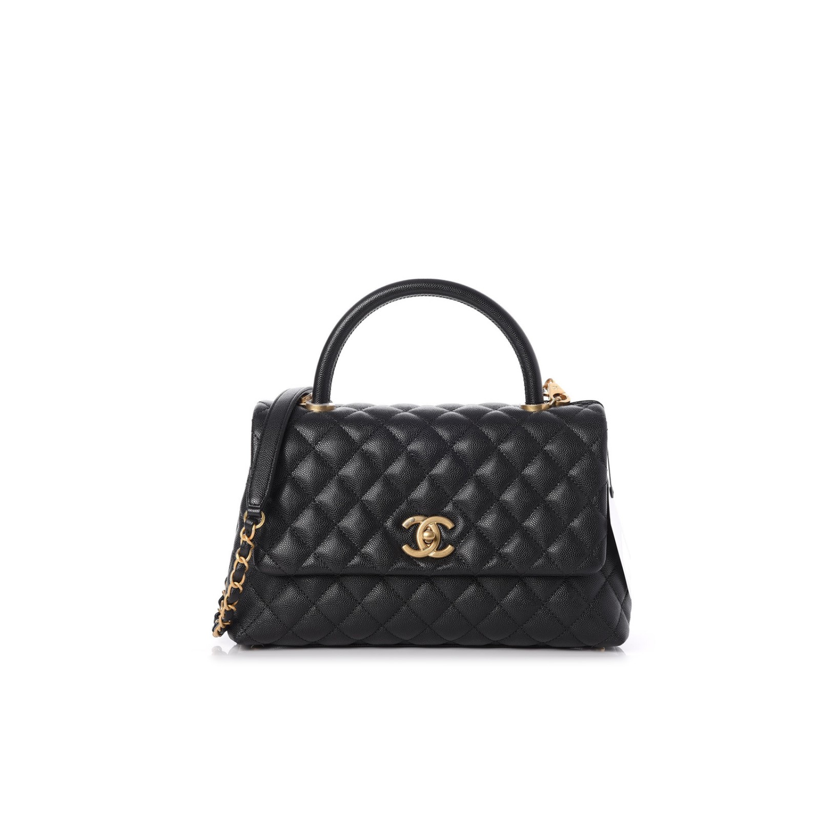 CHANEL MEDIUM HANDLE FLAP BAG 