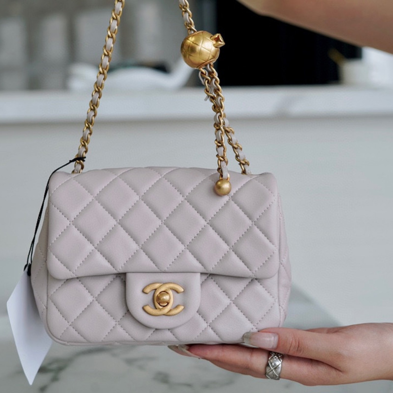 CHANEL PEARL CRUSH MINI FLAP BAG