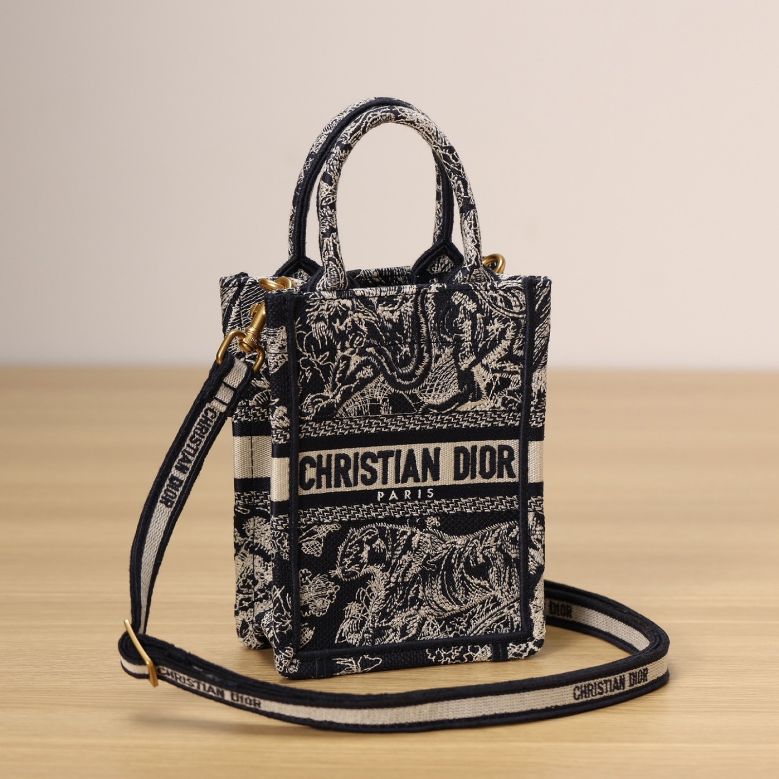 MINI DIOR BOOK TOTE PHONE BAG