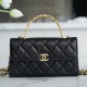 CHANEL TOP HANDLE FLAP BAG