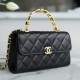 CHANEL TOP HANDLE FLAP BAG