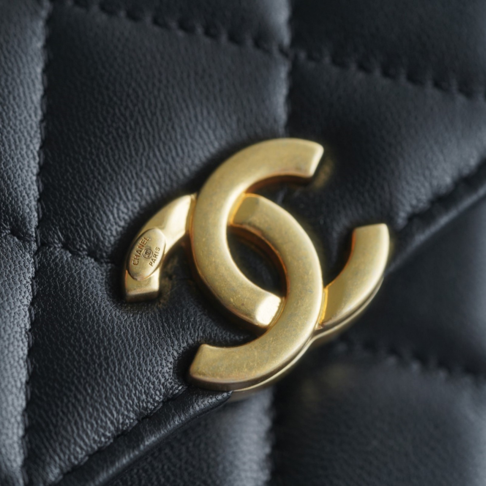 CHANEL TOP HANDLE FLAP BAG