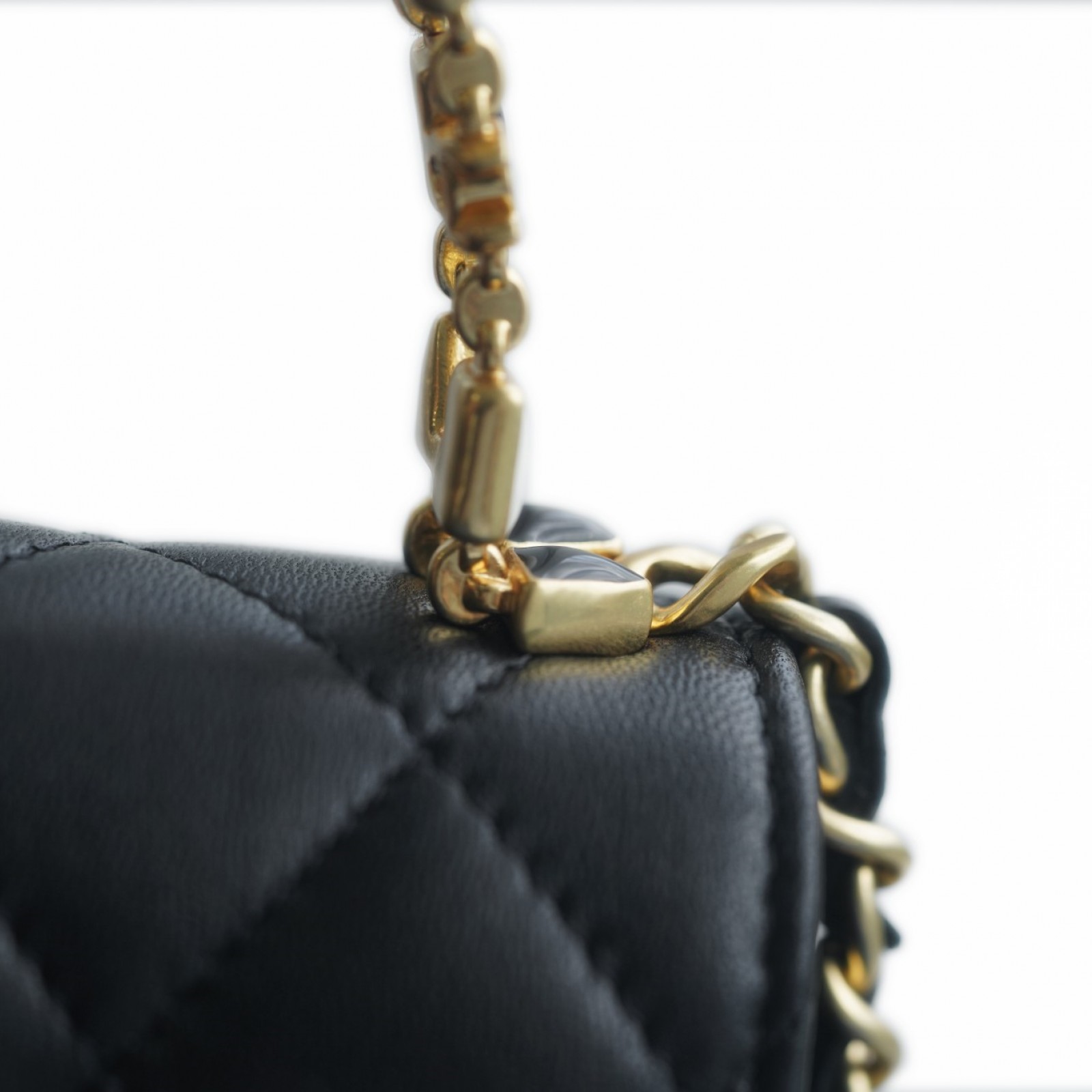 CHANEL TOP HANDLE FLAP BAG