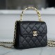 CHANEL TOP HANDLE FLAP BAG