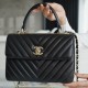 CHANEL SMALL  HANDLE FLAP BAG