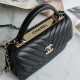 CHANEL SMALL  HANDLE FLAP BAG