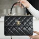 CHANEL SMALL  HANDLE FLAP BAG