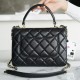 CHANEL SMALL  HANDLE FLAP BAG