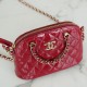 CHANEL SHINY COCO CLUTCH WITH CHAIN BAG