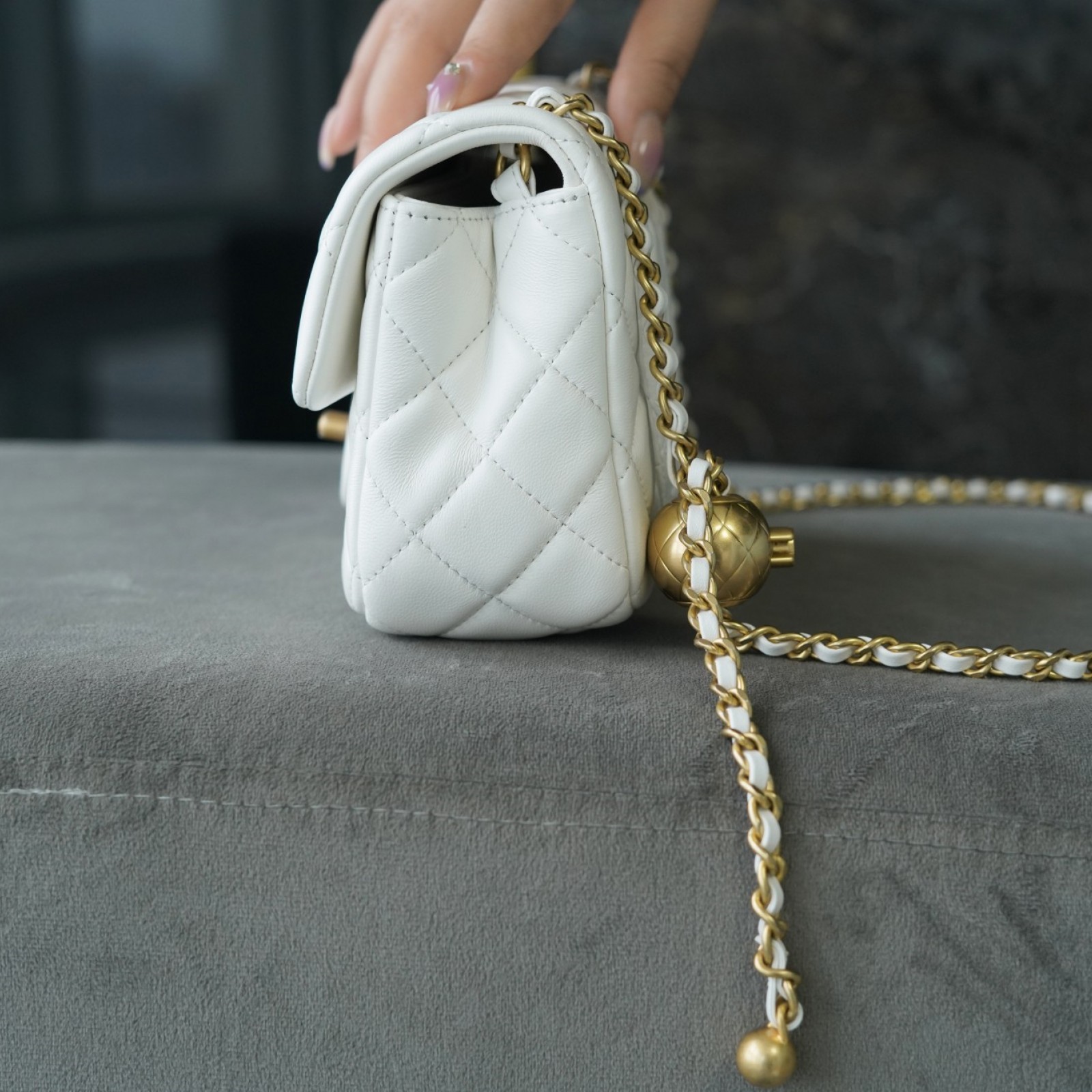 CHANEL PEARL CRUSH MINI FLAP BAG