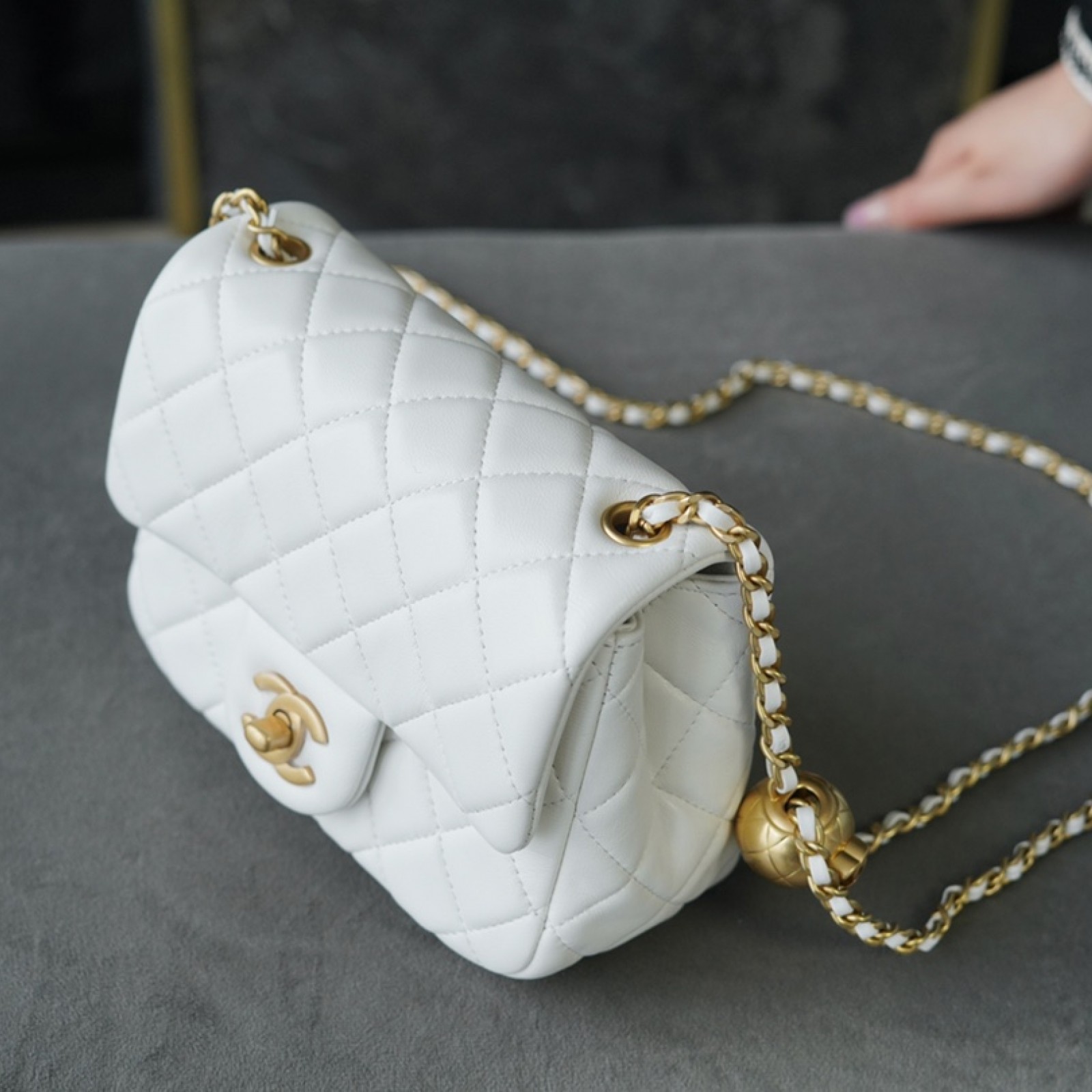 CHANEL PEARL CRUSH MINI FLAP BAG