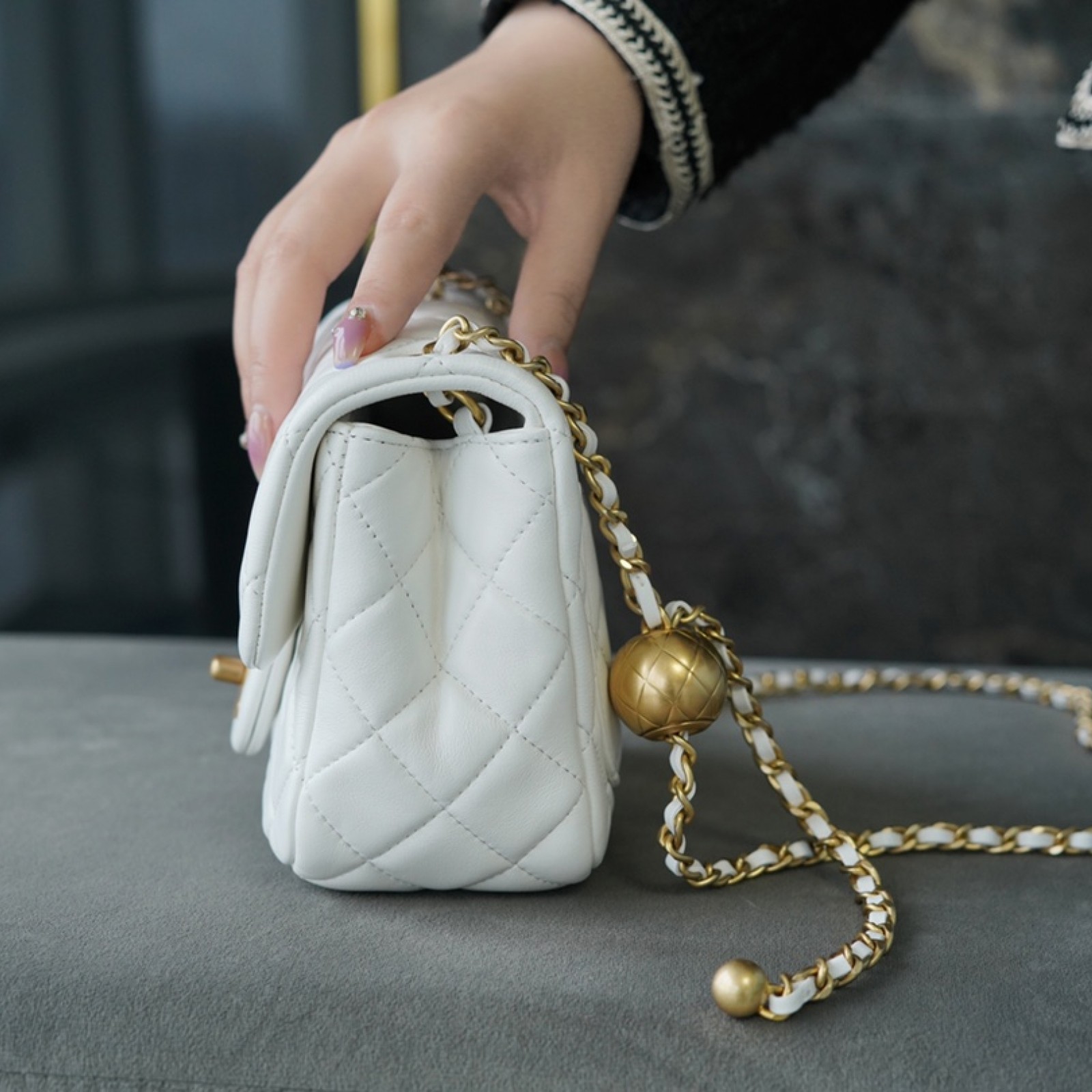 CHANEL PEARL CRUSH MINI FLAP BAG