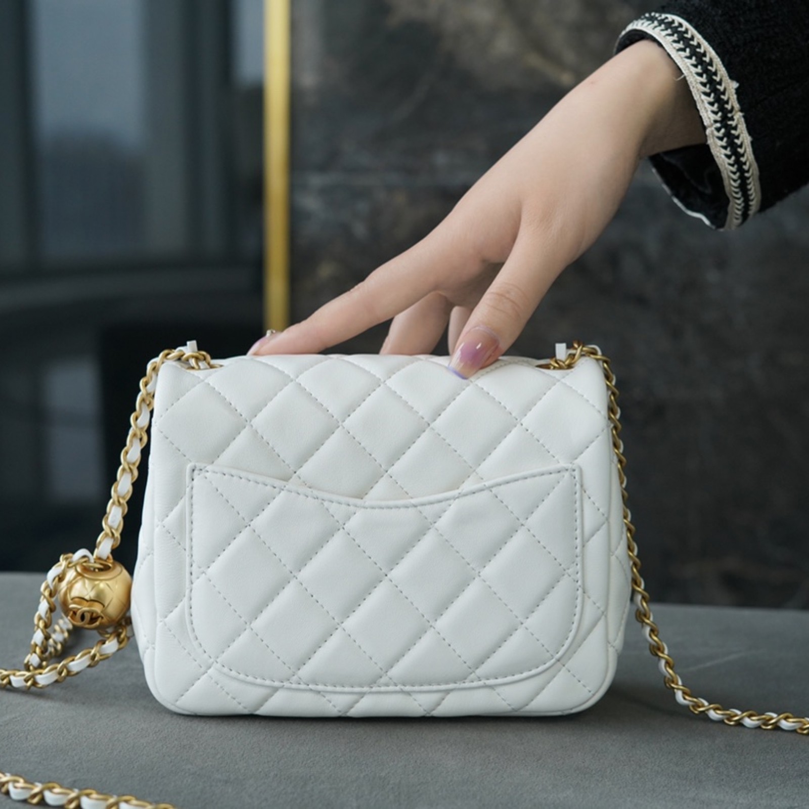 CHANEL PEARL CRUSH MINI FLAP BAG