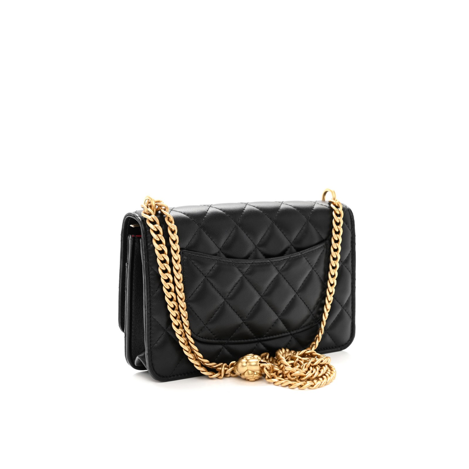 CHANEL SWEET CAMELLIA WALLET ON CHAIN BAG