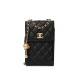 CHANEL PEARL CRUSH PHONE HOLDER WITH CHAIN BAG