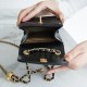 CHANEL PEARL CRUSH PHONE HOLDER WITH CHAIN BAG