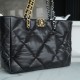 CHANEL 19 EAST WEST SHOPPING BAG