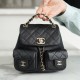 CHANEL MINI DUMA POCKETS DRAWSTRING BACKPACK  