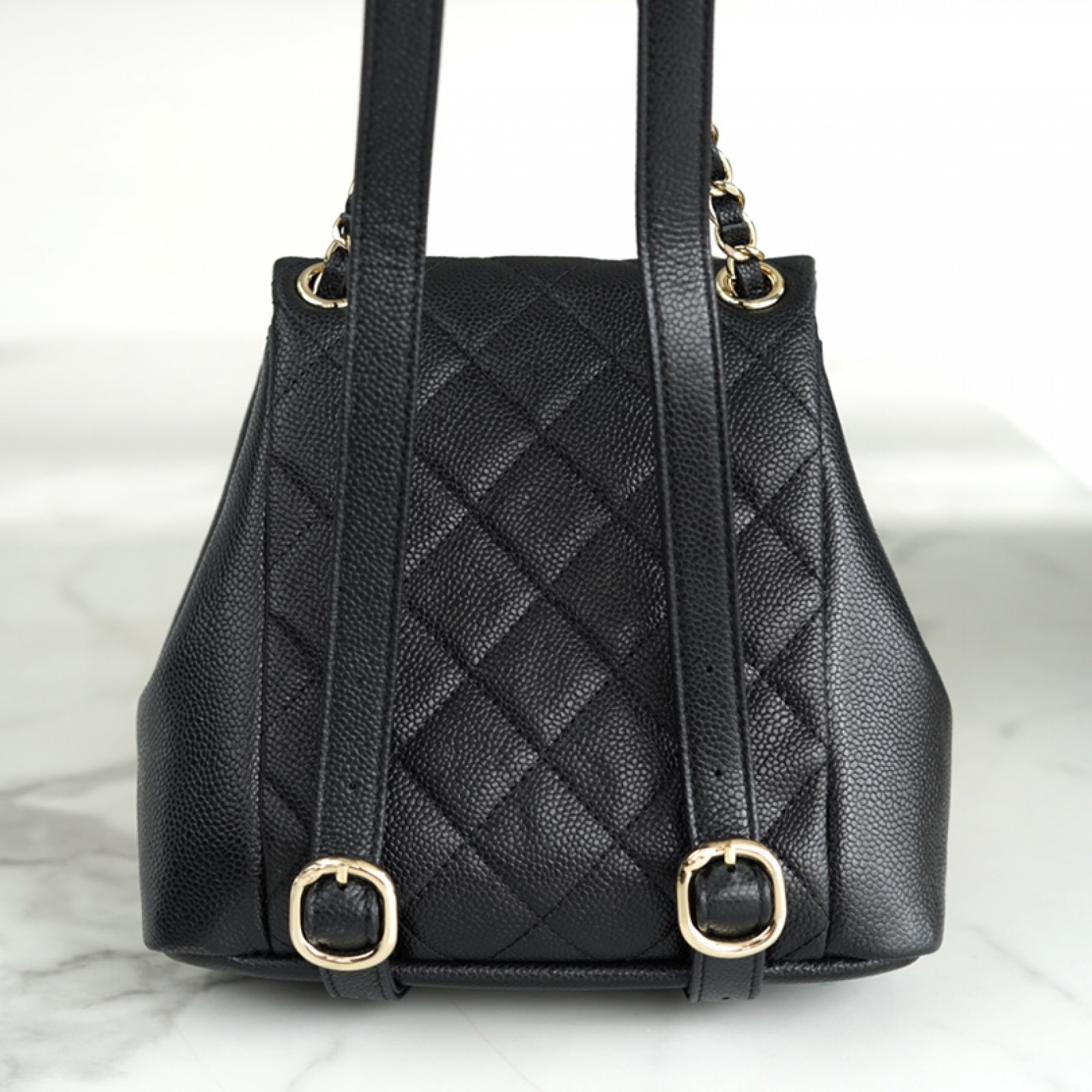 CHANEL MINI DUMA POCKETS DRAWSTRING BACKPACK  