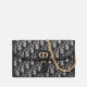 DIOR BOBBY EAST-WEST POUCH WITH CHAIN