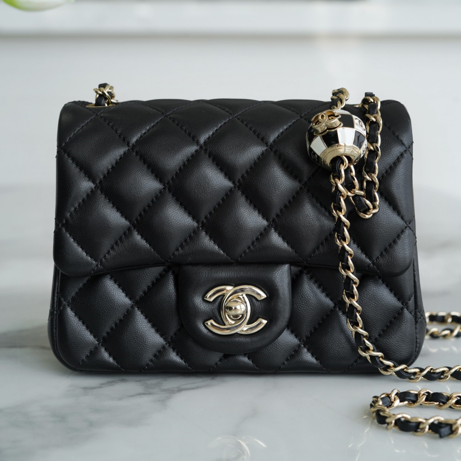 CHANEL PEARL CRUSH MINI FLAP BAG 