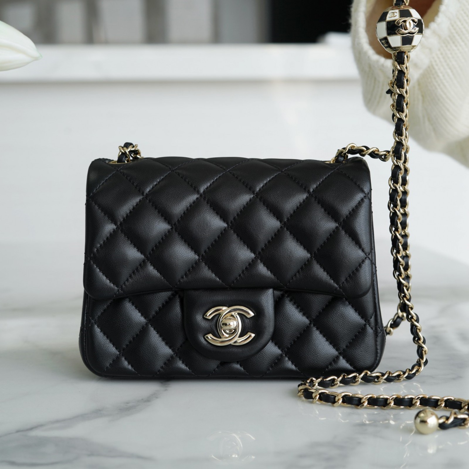 CHANEL PEARL CRUSH MINI FLAP BAG 