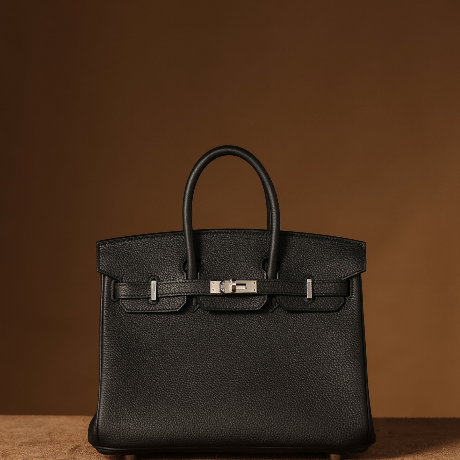 BIRKIN 25 BLACK TOGO