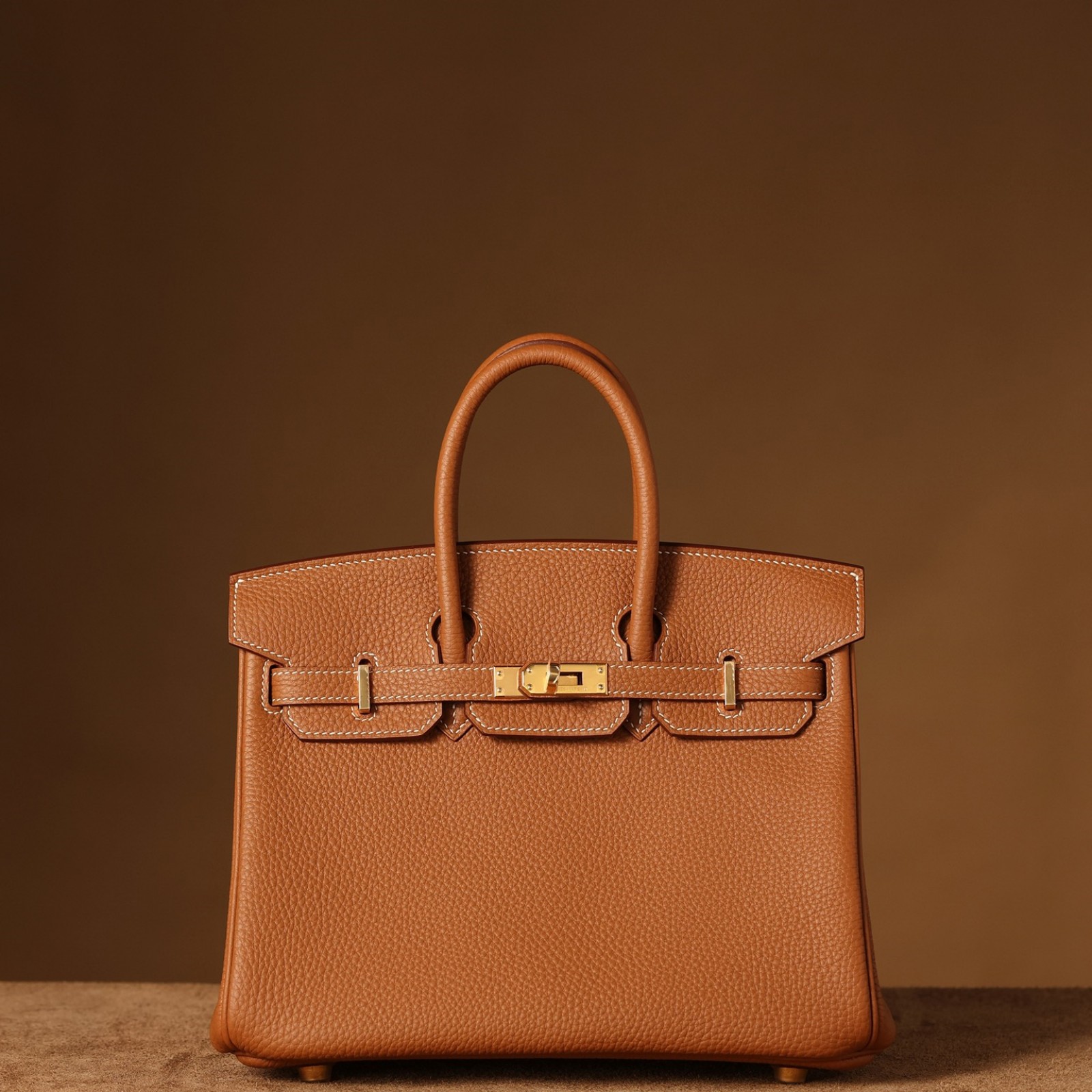 BIRKIN 25 GOLD TOGO