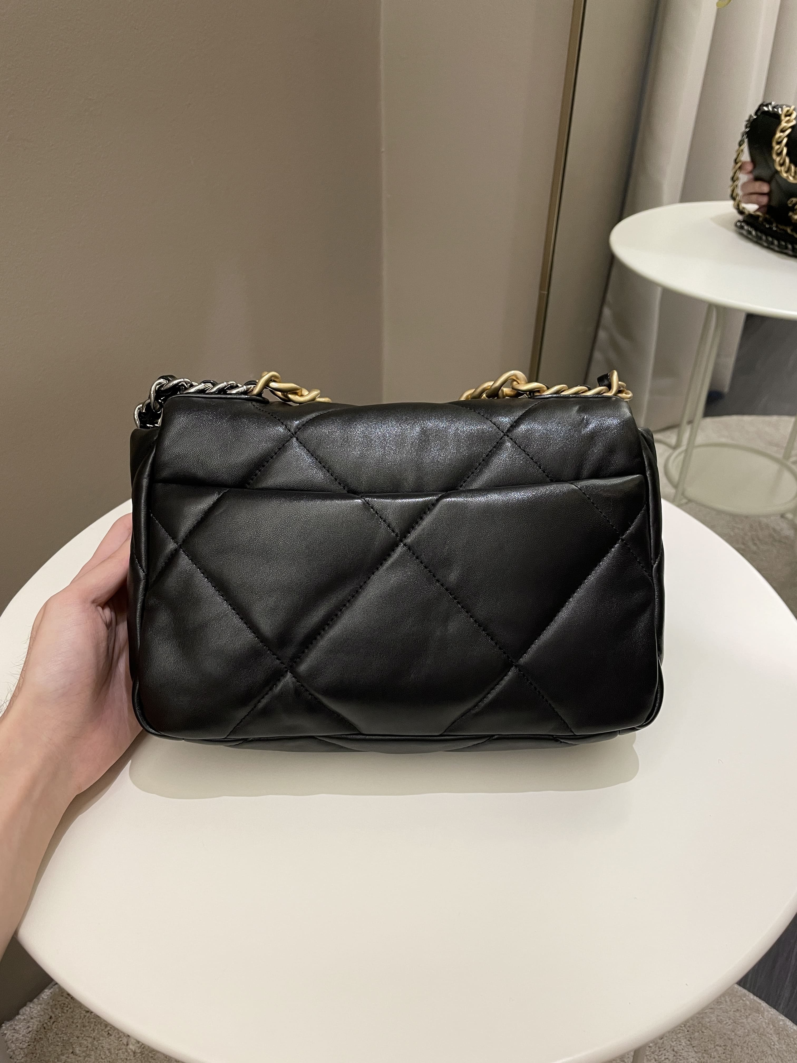 CHANEL SMALL 19 FLAP BAG