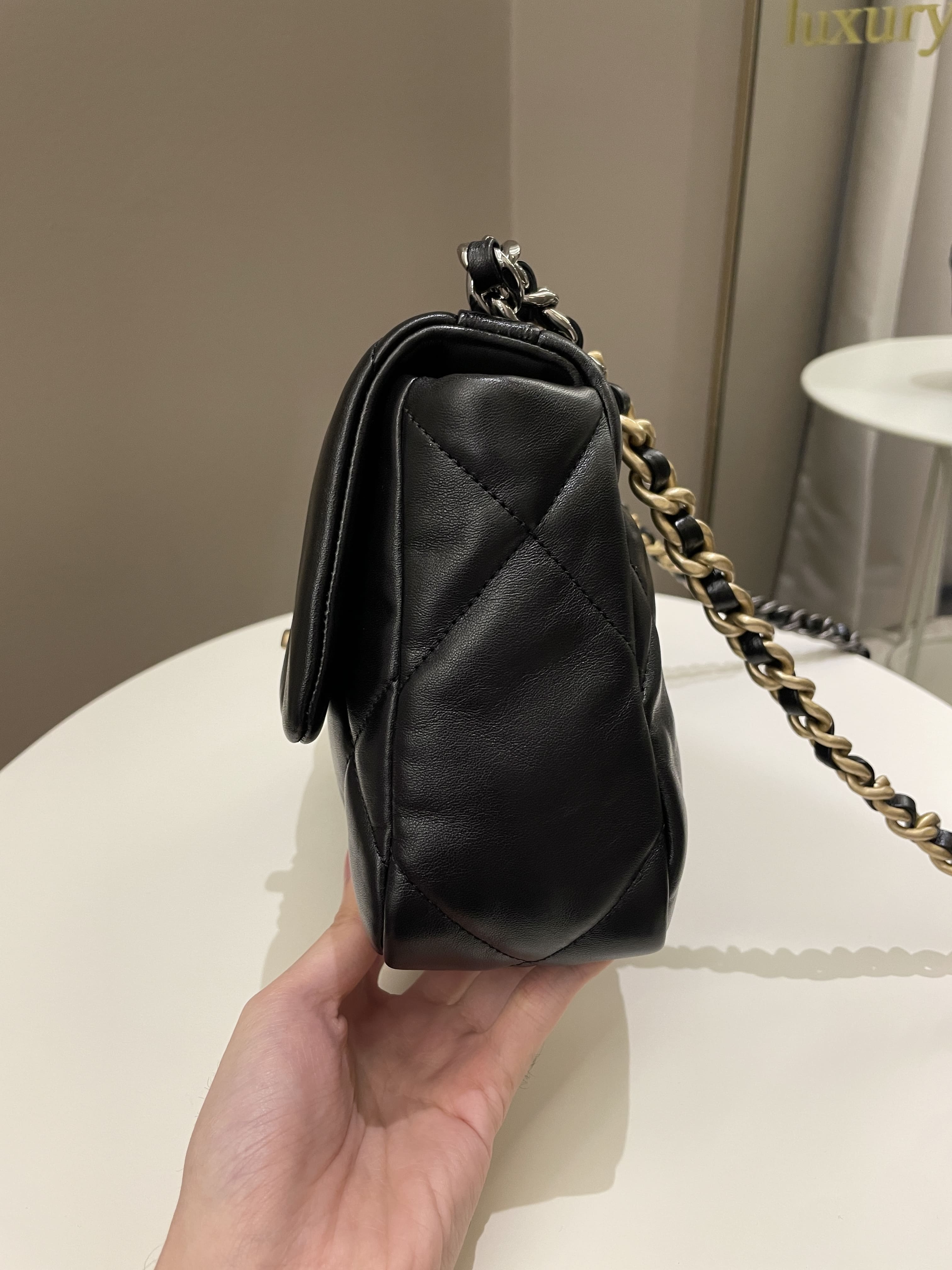 CHANEL SMALL 19 FLAP BAG