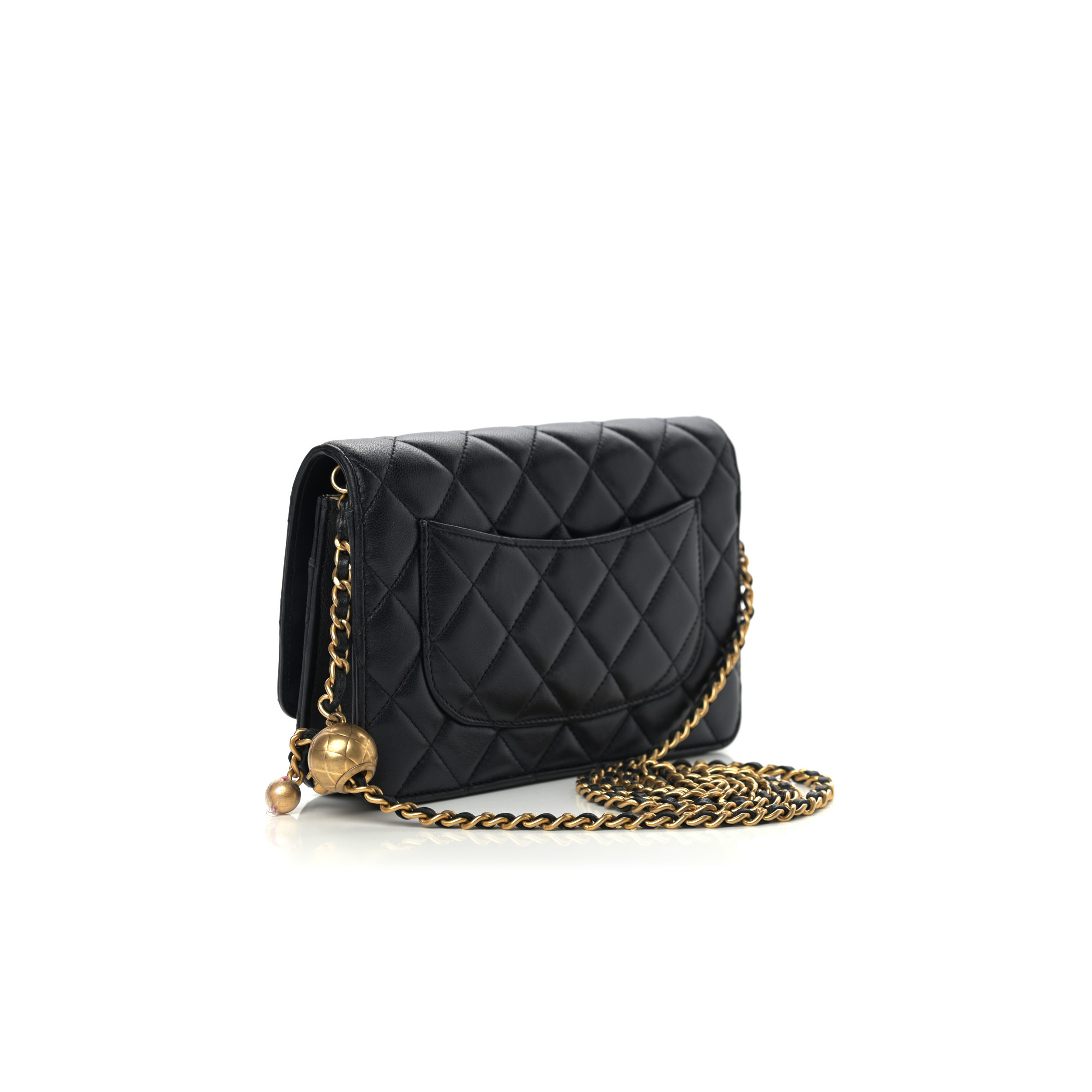 CHANEL PEARL CRUSH WALLET ON CHAIN 