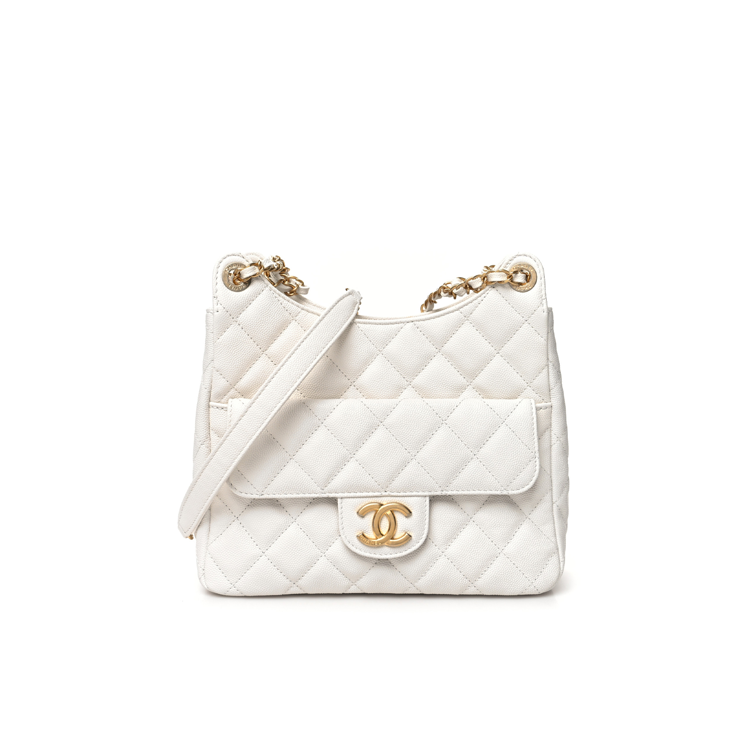 CHANEL WAVY HOBO BAG 