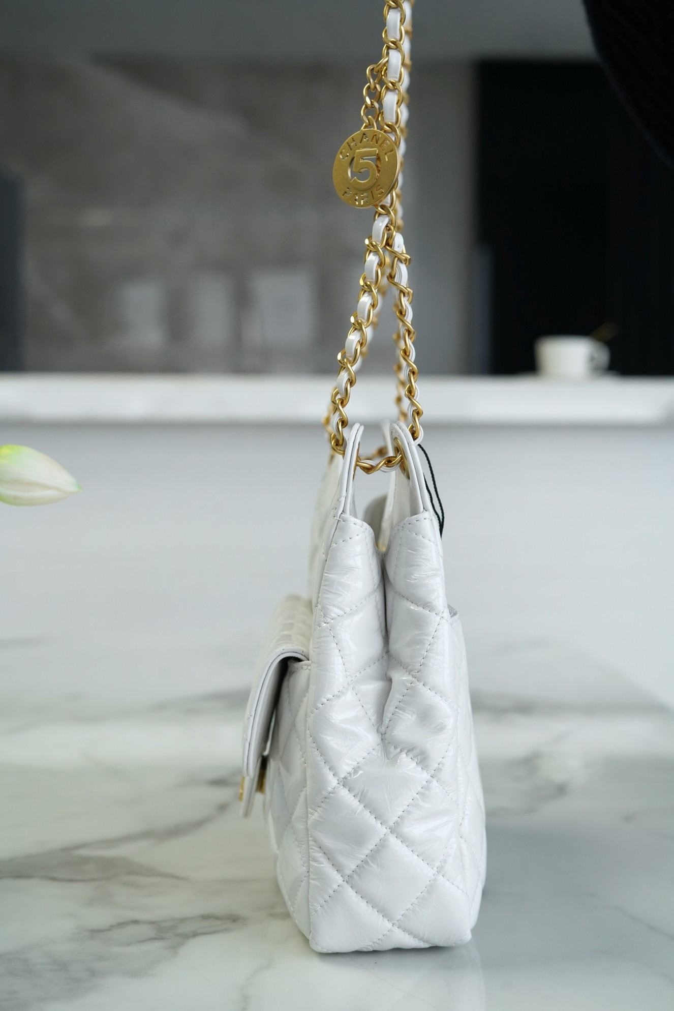 CHANEL WAVY HOBO BAG 